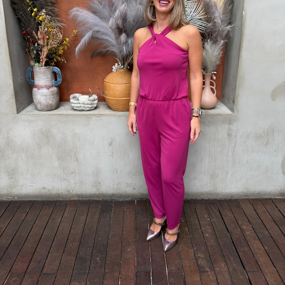 Banana Republic Stylish Pink Jumpsuit Size 2